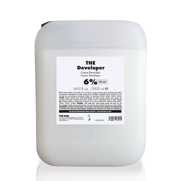 The Developer 6% Creme-Entwickler im großen weißen 5-Liter-Kanister mit schwarzer Beschriftung