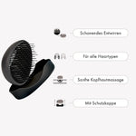  Detangler Brush, schonend Entwirren, für alle Haartypen, Sanfte Kopfhautmassage, mit Schutzkappe.