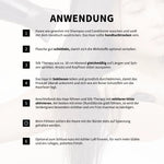 Anleitung zur Anwendung von PUR HAIR Silk Therapy