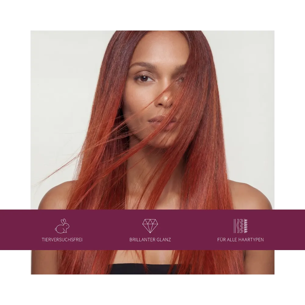 PUR HAIR Haarfarbe für brillanten Glanz und intensive Farbergebnisse bei allen Haartypen.