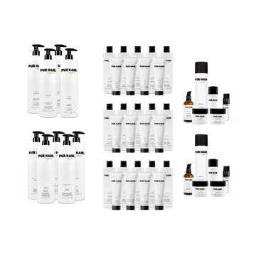 PUR HAIR Organic Partner Deal mit professioneller Haarpflege, Stylingprodukten und Verkaufsware