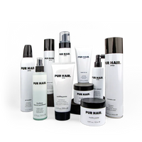 Produktsortiment mit Stylingprodukten im Testpaket für Friseursalons.