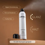 PUR HAIR Ultimate Gloss Glanzspray mit veganer Formulierung für Glanz und leichten Halt.