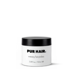 PUR HAIR Weavy Fairytales Haarwachs in der 100-ml-Dose mit schwarzem Schraubdeckel.
