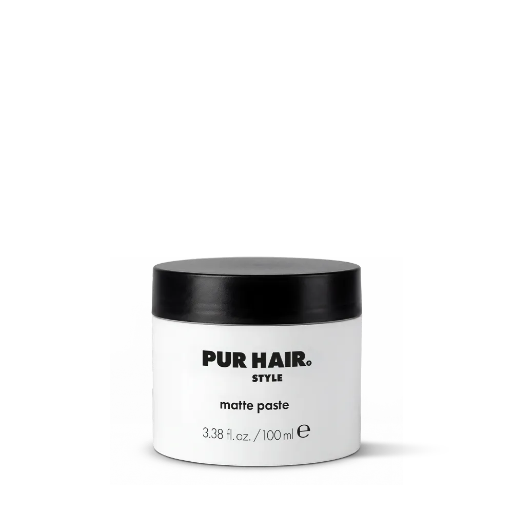 PUR HAIR Style Matte Paste in der 100-ml-Dose für definierte Styles mit mattem Finish.