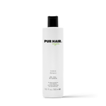 PUR HAIR Organic Moisture Shampoo, 300 ml Flasche in Weiß mit schwarzem Deckel.