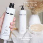 Shampoo, kräftigt das Haar und spendet Feuchtigkeit, auch als Duschgel verwendbar.
