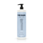 PUR HAIR Magic Keratin Maske, 1000 ml Flasche in hellblau mit schwarzem Pumpspender