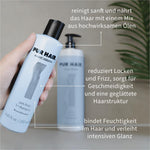 Anti-Frizz Haarshampoo gegen Frizz und Locken, reinigt sanft, glättet die Haarstruktur