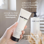 Proteinkur versorgt das Haar mit Proteinen & Feuchtigkeit, revitalisiert strapaziertes Haar.