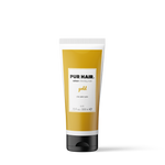 Farbauffrischende Haarmaske in goldener 200 ml Tube mit schwarzem Klappverschluss.